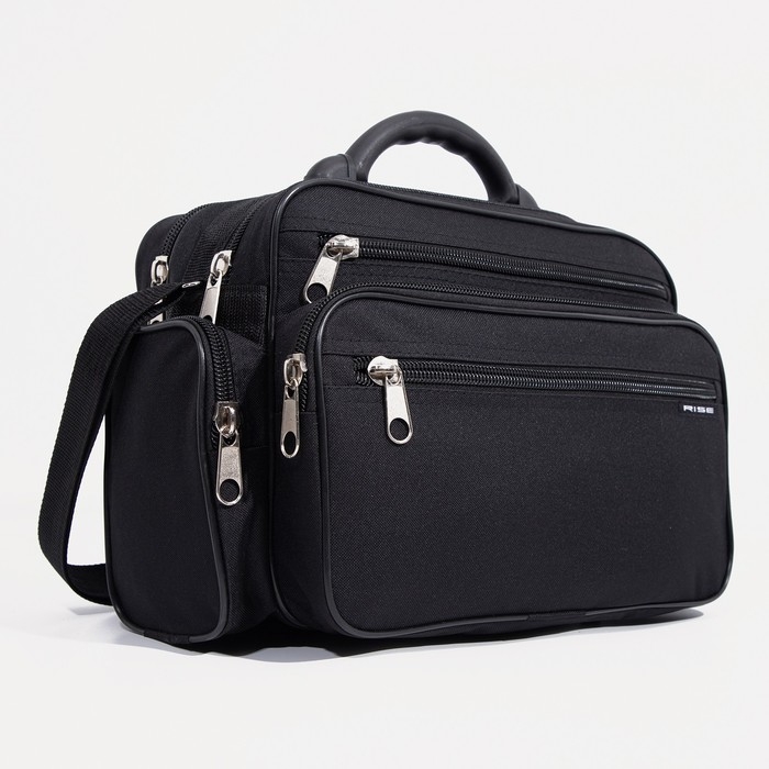 Сумка мужская RISE, цвет чёрный Сумка мужская RISE, цвет чёрный