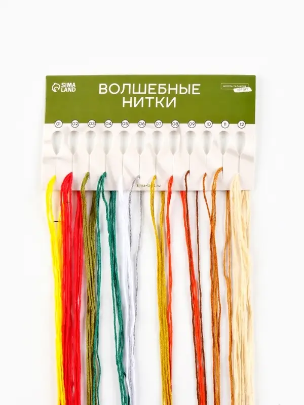 Вышивка гладью 20х20 см "Огни спящей чащи"