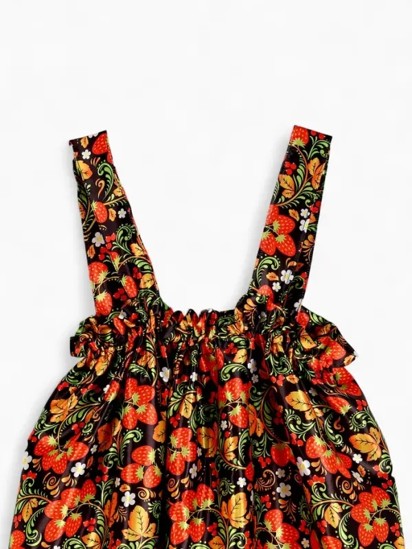 Сарафан русский народный «Русская девица», рост 110-128, черный