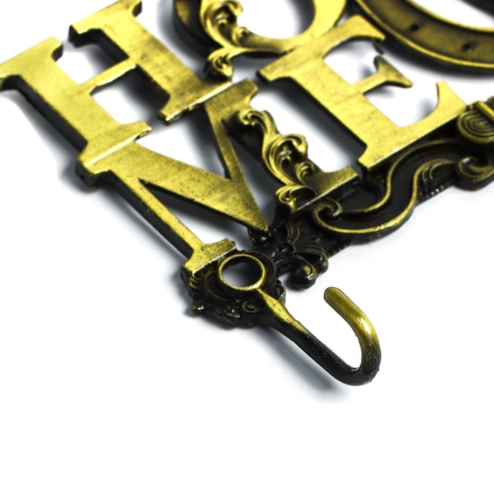 Ключница настенная «HOME», кот, 11 х 6.9 см Ключница настенная «HOME», кот, 11 х 6.9 см