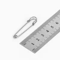 Булавка 4.5&times;1.2 см (набор 5 шт.), СМ-208-3, цвет серебро