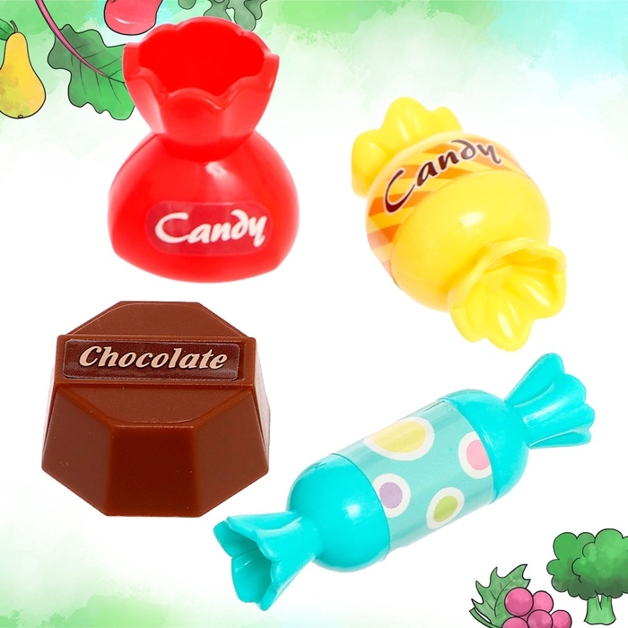 Продуктовая тележка «Шоппинг» с продуктами, 41 предметов Продуктовая тележка «Шоппинг» с продуктами, 41 предметов