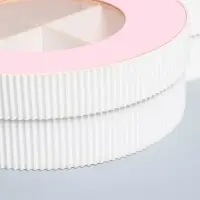 Коробка подарочная, кондитерская упаковка &laquo;8 марта&raquo; розовая, 22&times;16&times;5 см