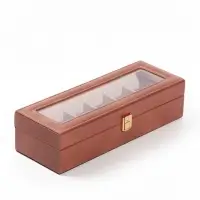 Шкатулка под часы &laquo;Гладкость&raquo;, 6 отделений, 31&times;11&times;7.5 см