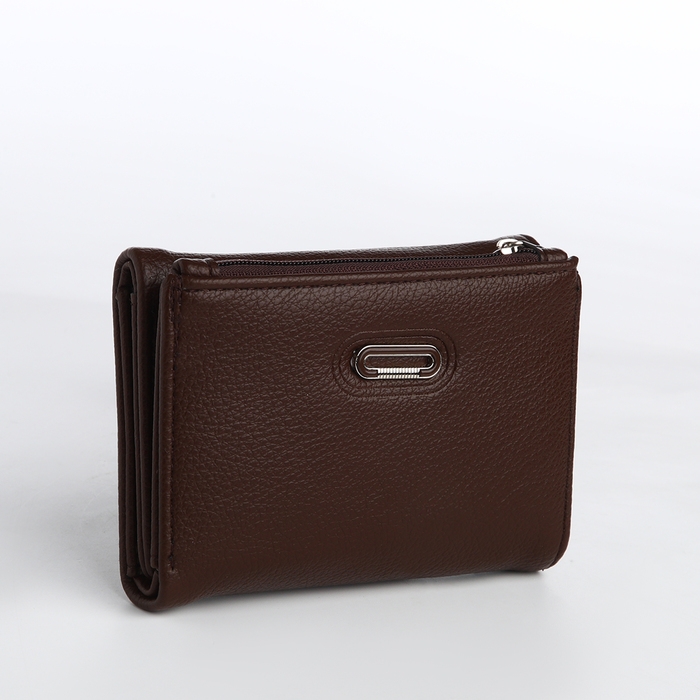 Кошелёк женский на магните, цвет коричневый Кошелёк женский на магните, цвет коричневый