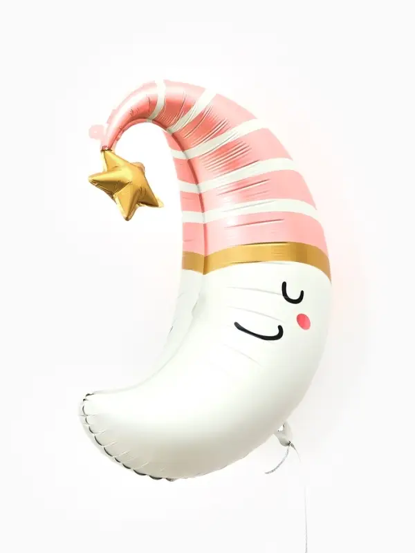 Воздушный шар фольгированный 28" &laquo;Месяц, розовый&raquo;