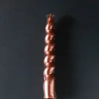 Свеча витая Luxury, 25&times;180 мм, лакированная, капучино