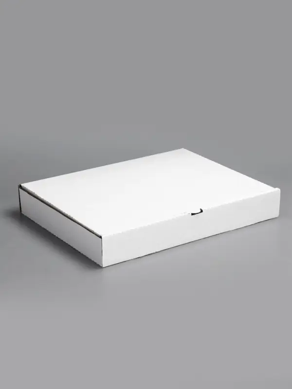Коробка для пирога и пиццы, белая, 45&times;33&times;6 см