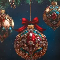 Пакет подарочный новогодний ламинированный, «Ёлка» , 26×12×32 см