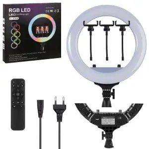 Селфи кольцо RGB 36cm 14" RL-14 RGB (без сумки)