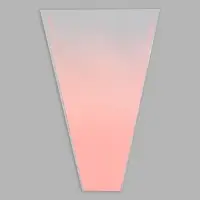 Пакет конус для цветов, «Переход», 29+10×45 см, пудровый