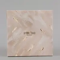 Коробка для капкейка, кондитерская упаковка, 4 ячейки &laquo;Нюд&raquo;, 16&times;16&times;10 см