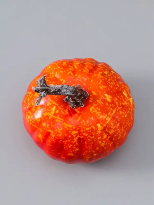 Муляж "Тыква круглая" 8х12 см, оранжевый