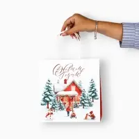 Набор пакетов крафтовых «Новогодний», 10 шт, 22 × 22 × 11 см Набор пакетов крафтовых «Новогодний», 10 шт, 22 × 22 × 11 см
