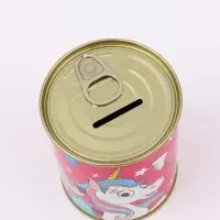 Копилка металлическая, 9.5 см &times; 7.5 см &times; 7.5 см