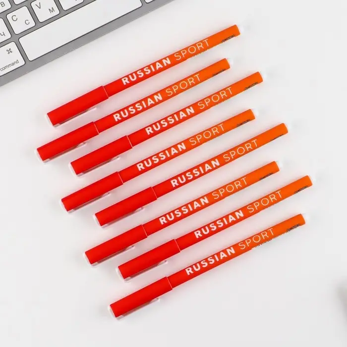 Ручка пластик с колпачком шариковая «Russian sport», синяя паста, 0.7 мм Ручка пластик с колпачком шариковая «Russian sport», синяя паста, 0.7 мм