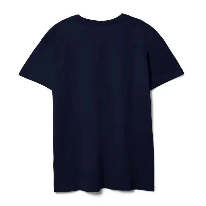 Футболка унисекс T-bolka 140, темно-синяя, размер S