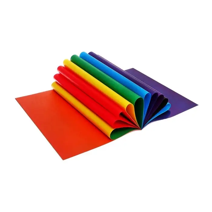 Бумага цветная А4, 24 листа, 8 цветов, Calligrata, газетная, на скобе