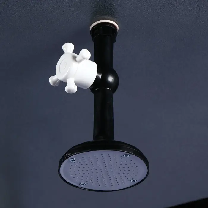 Душ дачный, 80 &times; 80 &times; 250 см, тент, бак антикоррозийный, 128 л, без ЭВН