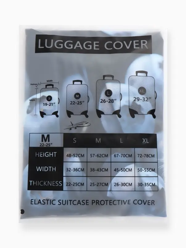 Чехол для чемодана &laquo;Пушистик&raquo;, 24", синий