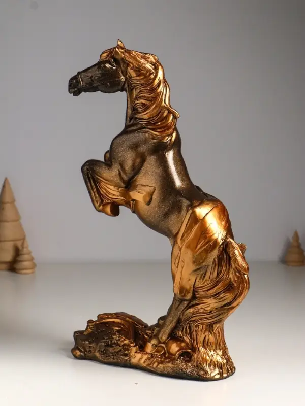 Фигура гипс &laquo;Победоносный конь&raquo;, 34&times;22&times;9 см, под бронзу