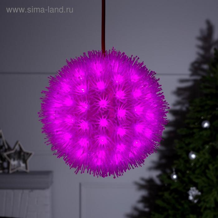 Светодиодная фигура «Ёжик» 18 см, пластик, 220 В, свечение розовое Светодиодная фигура «Ёжик» 18 см, пластик, 220 В, свечение розовое