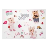 Накладка на стол пластиковая В2 (700 х 500 мм) 150 мкм, Teddy Bear