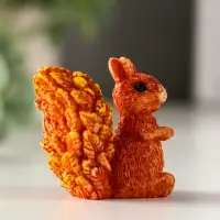 Фигурка полистоун &laquo;Белочка с пушистым хвостиком&raquo;, 5&times;3&times;4.5 см, МИКС