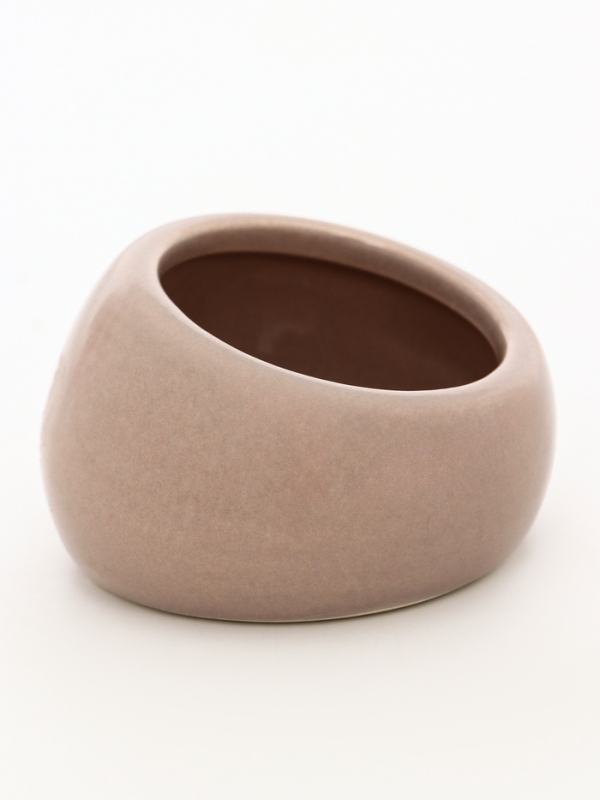 Миска керамическая для грызунов со скошенным краем 30 мл 5,7 х 5,7 х 3,5 см, серая Миска керамическая для грызунов со скошенным краем 30 мл 5,7 х 5,7 х 3,5 см, серая