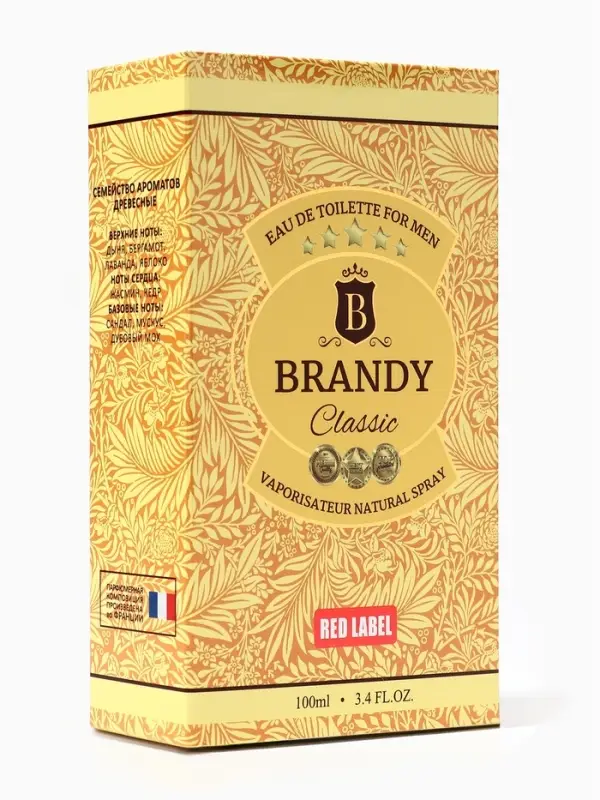 Туалетная вода мужская Brandy Classic, 100 мл