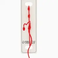 Браслет-оберег &laquo;Красная нить&raquo; узел с глазиком, цвет красно-бело-синий