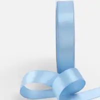 Лента атласная TEIRA, двухсторонняя, 20 мм, 25&plusmn;1 м, светло-голубой №332