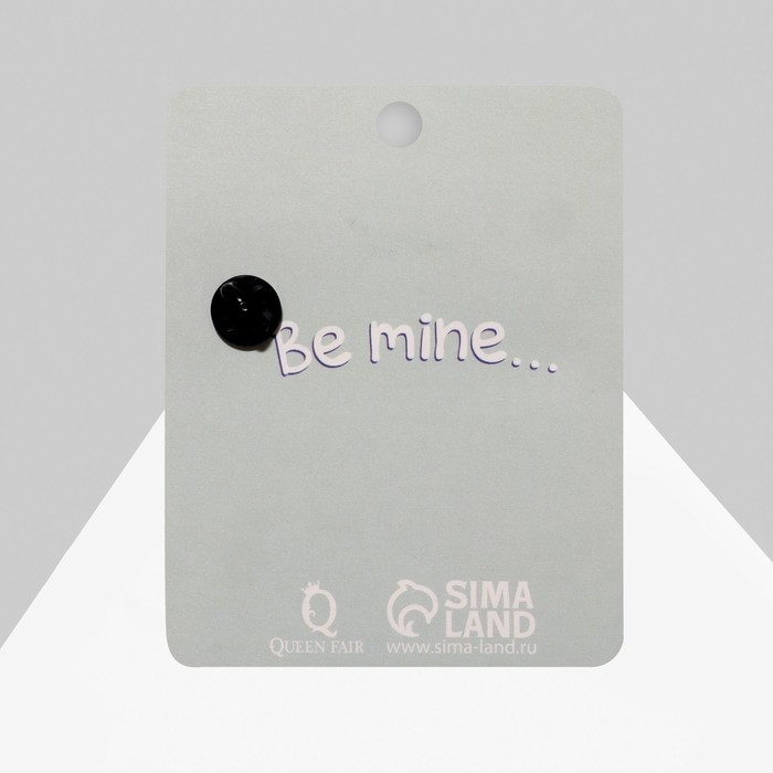 Значок «Коты» инь-ян, цвет чёрно-белый в золоте Значок «Коты» инь-ян, цвет чёрно-белый в золоте