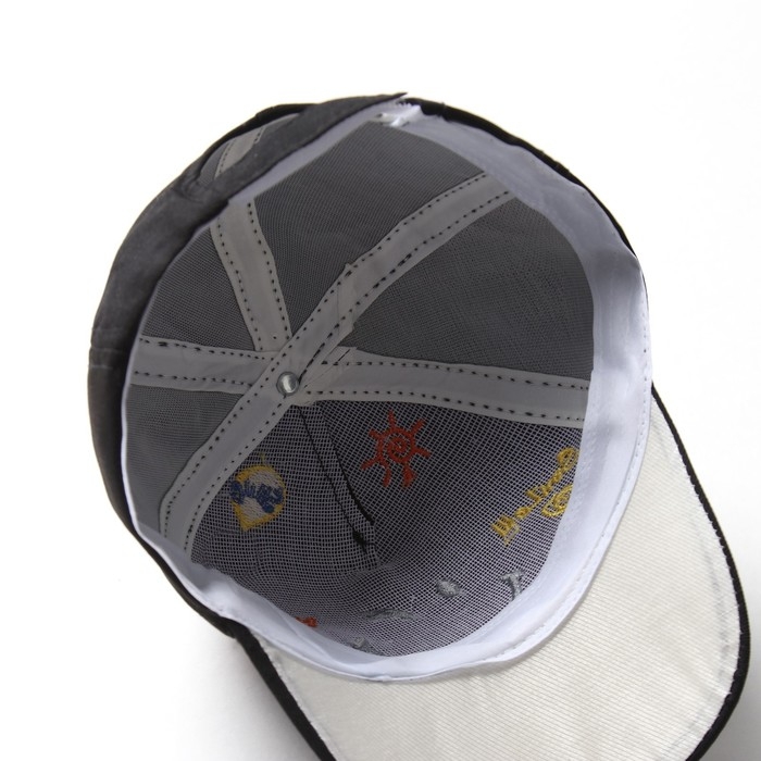 Кепка детская MINAKU Кепка детская MINAKU "Смайл", цв. черный, р-р 44-46