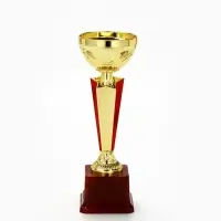 Кубок 196С, наградная фигура, золото, подставка пластик, 23.6&times;7.5&times;7.5 см
