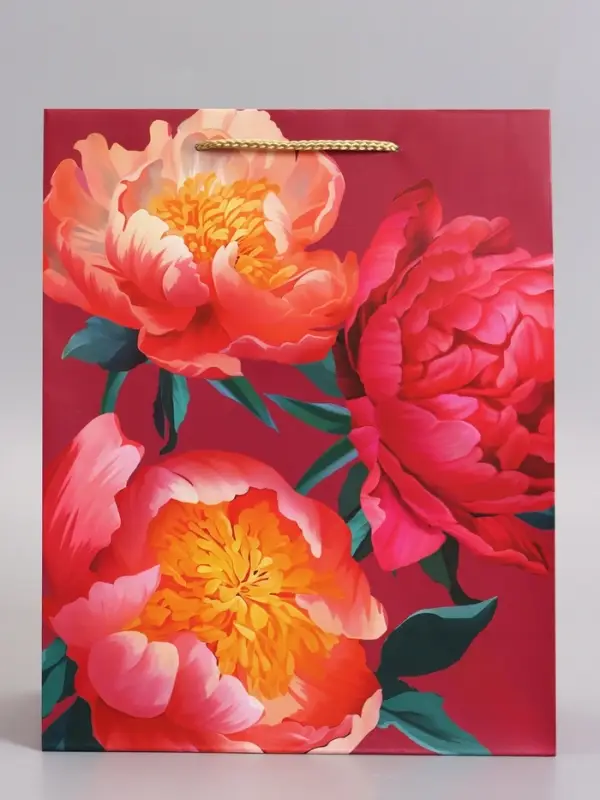 Пакет подарочный ламинированный &laquo;Яркий акцент&raquo;, 26&times;12&times;32 см