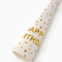 Дудка-гудок "Happy birthday", набор 6 штук