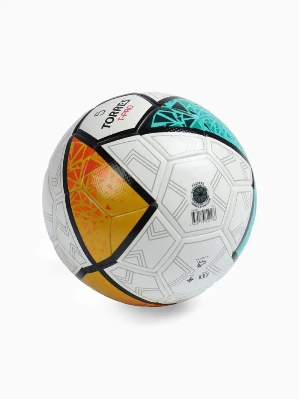 Футбольный мяч TORRES T-Pro, F323995, термосшивка, 32 панели, р. 5, PU
