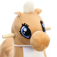 Качалка &laquo;Лошадка: Звёздочка&raquo;, не музыкальная, цвет бежевый