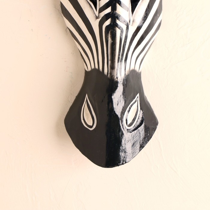 Маска дерево Маска дерево "Зебра" 30х11х4,5 см