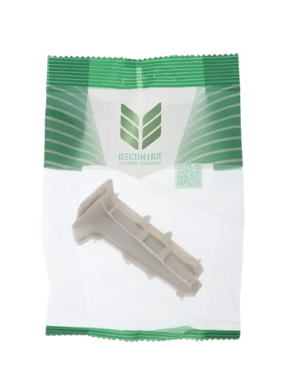 Угол внутренний для плинтуса &laquo;Деконика&raquo;, 70 мм, 2 штуки, цвет 547 лофт светло-серый