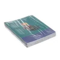 Тетрадь 48 листов в клетку ErichKrause CoverPrо fizzy, Emeeald Frame, с пластиковой обложкой, на скобе