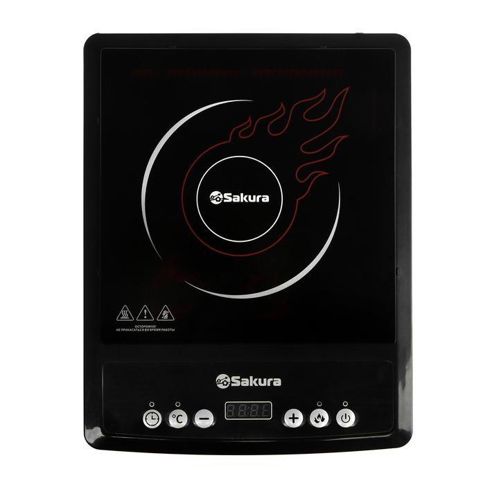 Плитка индукционная Sakura SA-7152RF, 2000 Вт, 1 конфорка, чёрная Плитка индукционная Sakura SA-7152RF, 2000 Вт, 1 конфорка, чёрная