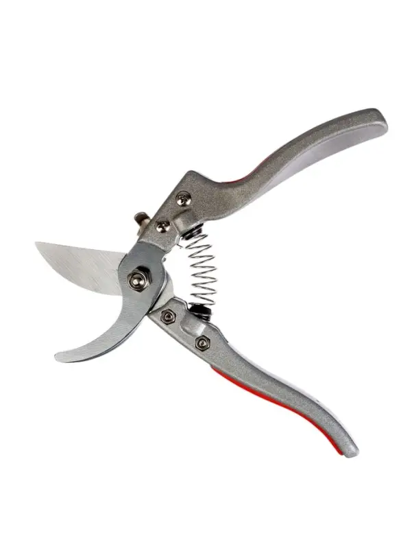 Секатор плоскостной, 8.6" (22 см), с металлическими ручками, Greengo