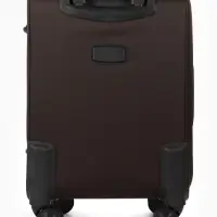Чемодан на колёсах TEXTURA, кодовый замок, с увеличением, 36&times;25&times;58 см, 20", коричневый