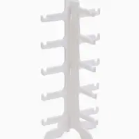 Подставка под очки, 5 мест, 15.5&times;14&times;31 см, белая