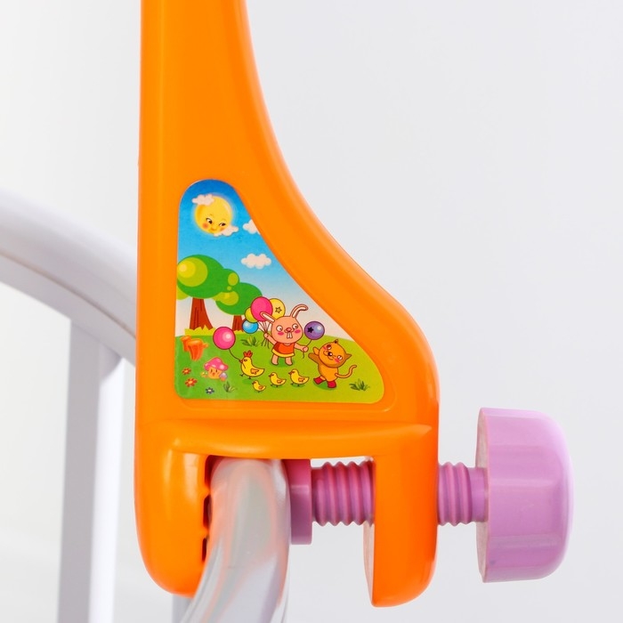 Мобиль музыкальный на кроватку «Музыкальные листья. Зверятки 2», на батарейках, Крошка Я Мобиль музыкальный на кроватку «Музыкальные листья. Зверятки 2», на батарейках, Крошка Я