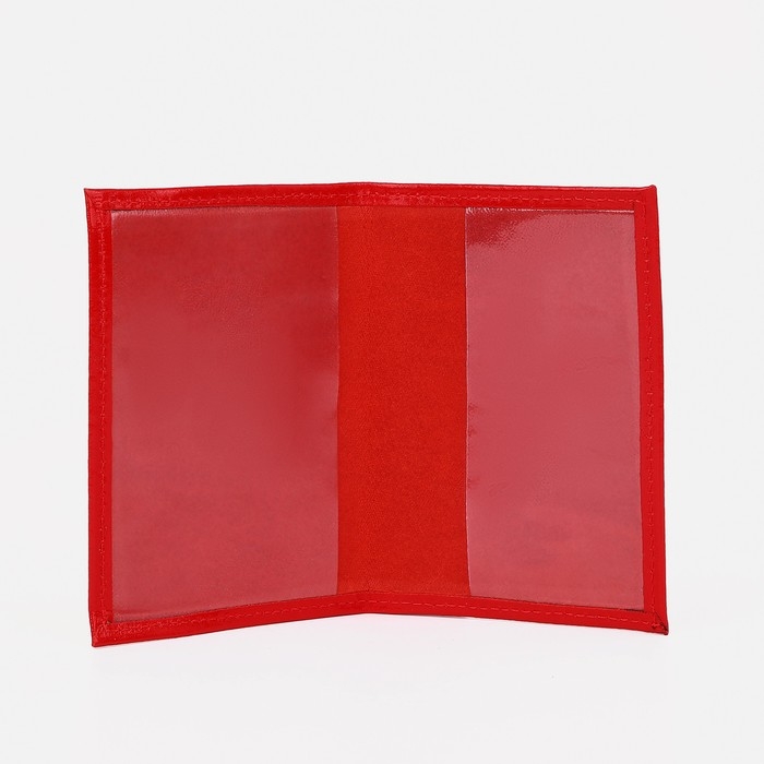 Обложка для пенсионного удостоверения, цвет красный Обложка для пенсионного удостоверения, цвет красный