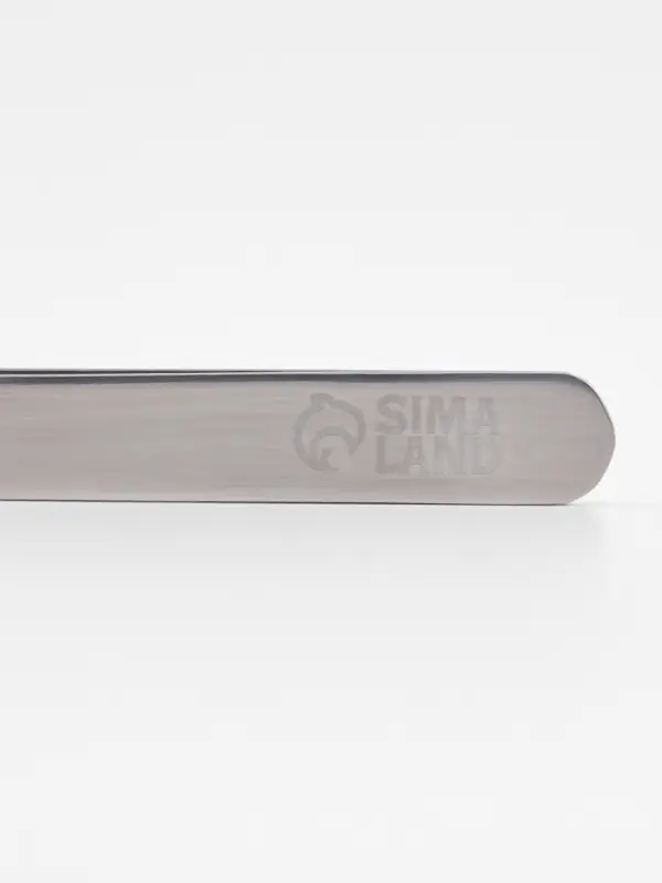 Пинцет для бровей профессиональный, скошенный, широкий, 9.6 см