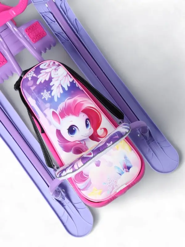 Снегокат «Лошадка», со спинкой, розовый, фиолетовый, ТС4-1СЛ/Л Snow Cat Снегокат «Лошадка», со спинкой, розовый, фиолетовый, ТС4-1СЛ/Л Snow Cat